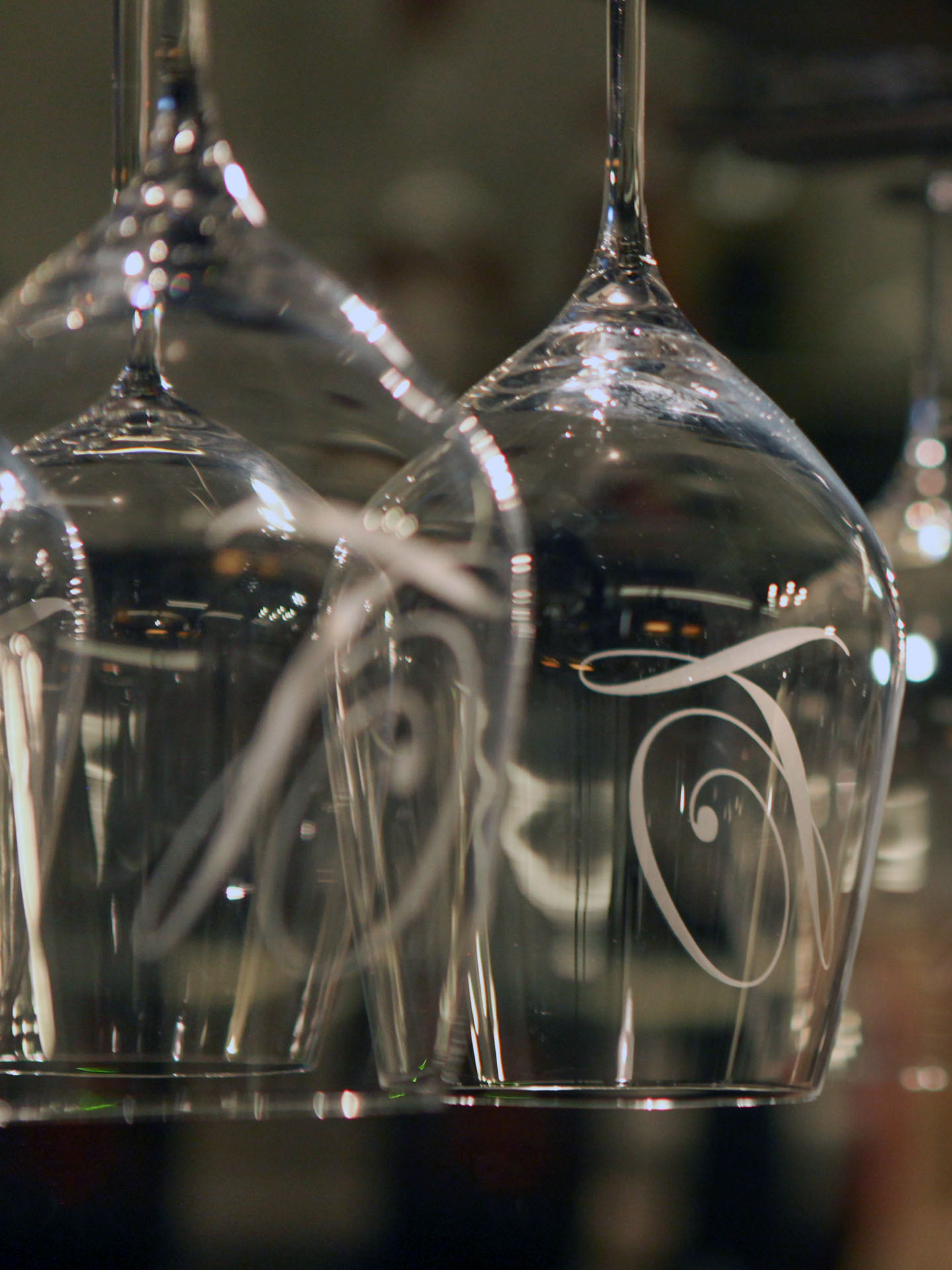 Weingläser Restaurant Leonardo