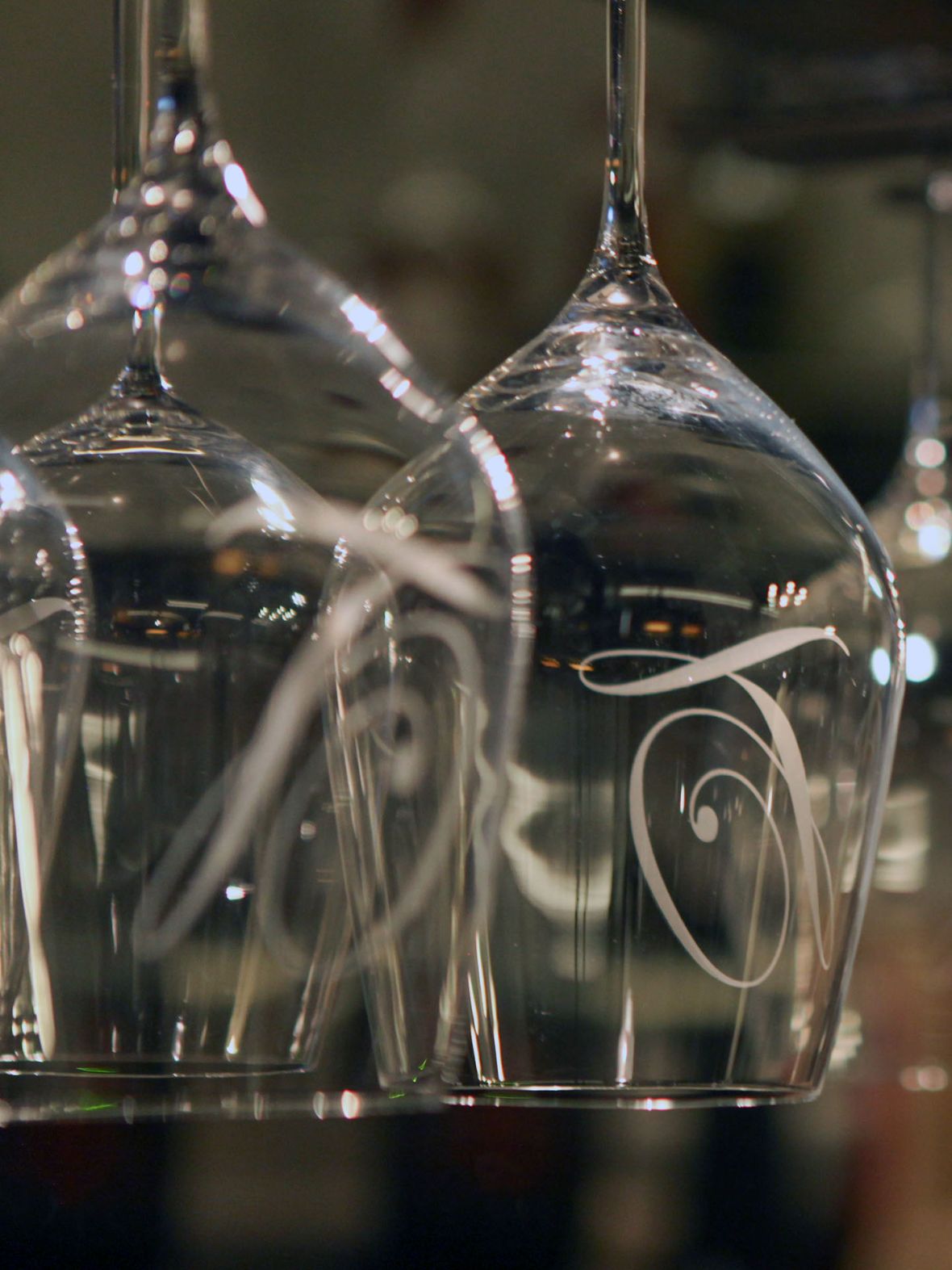 Weingläser Restaurant Leonardo